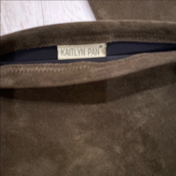 Kaitlyn pan olive green knee boots new 7 - Picture 8 of 14